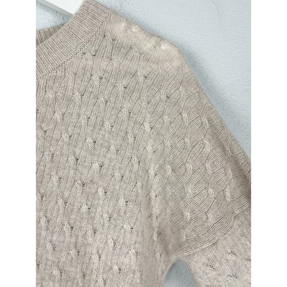 Cortland Park Cashmere Cable Boat Neck Sweater - Picture 5 of 11